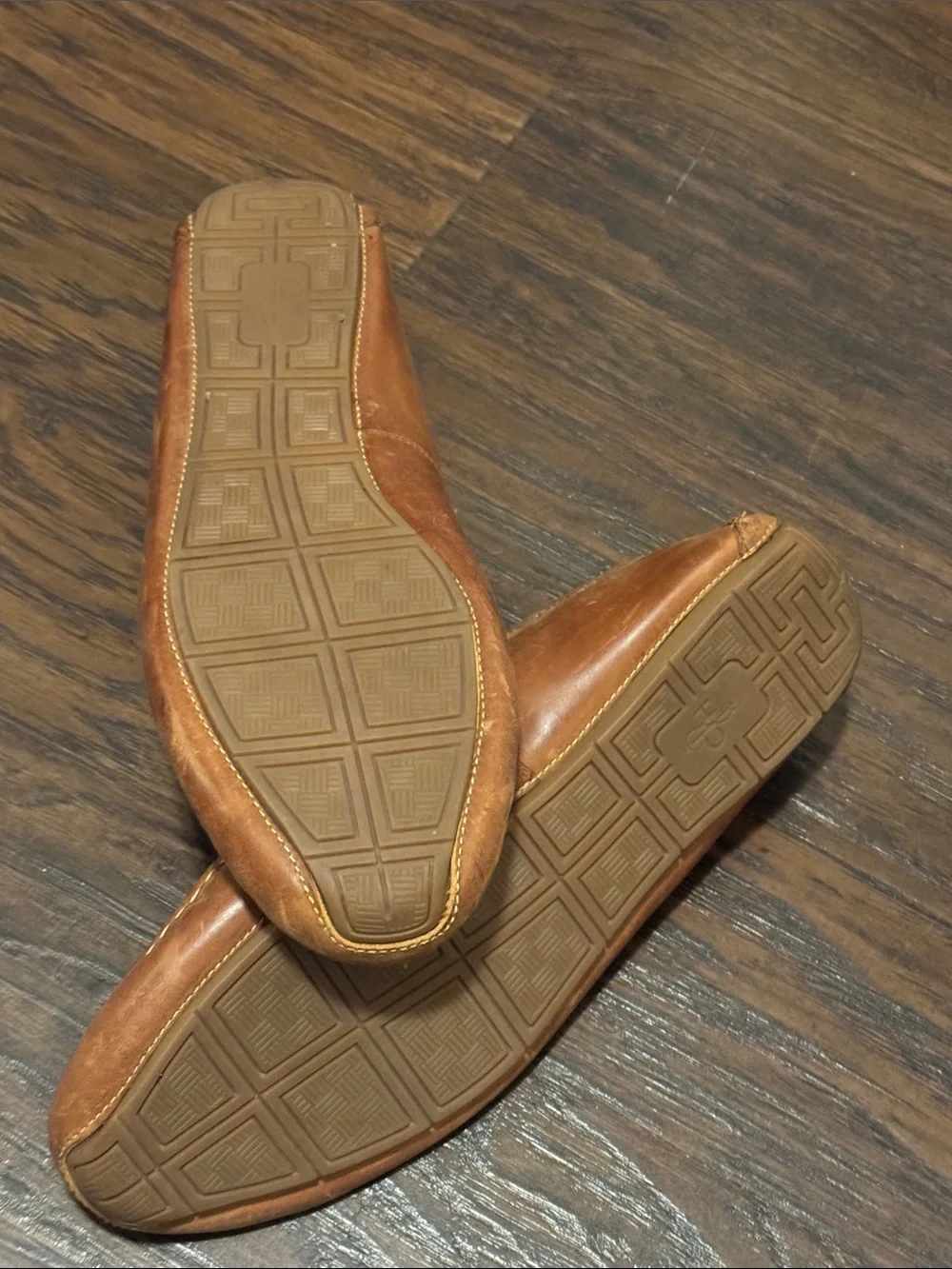 Cole Haan Men's Tan Leather Slip-On Loafers